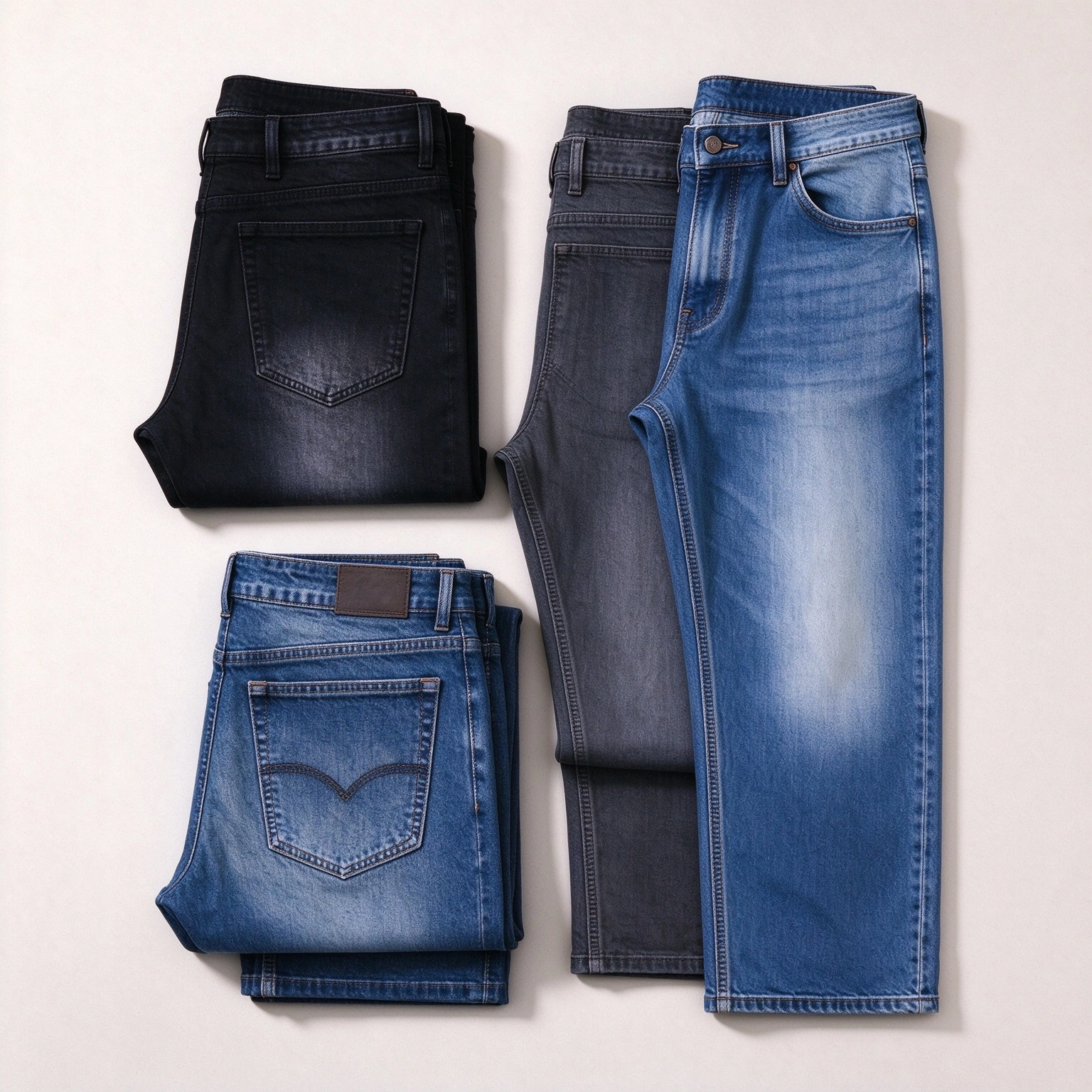 Men's ready-stock jeans wholesale