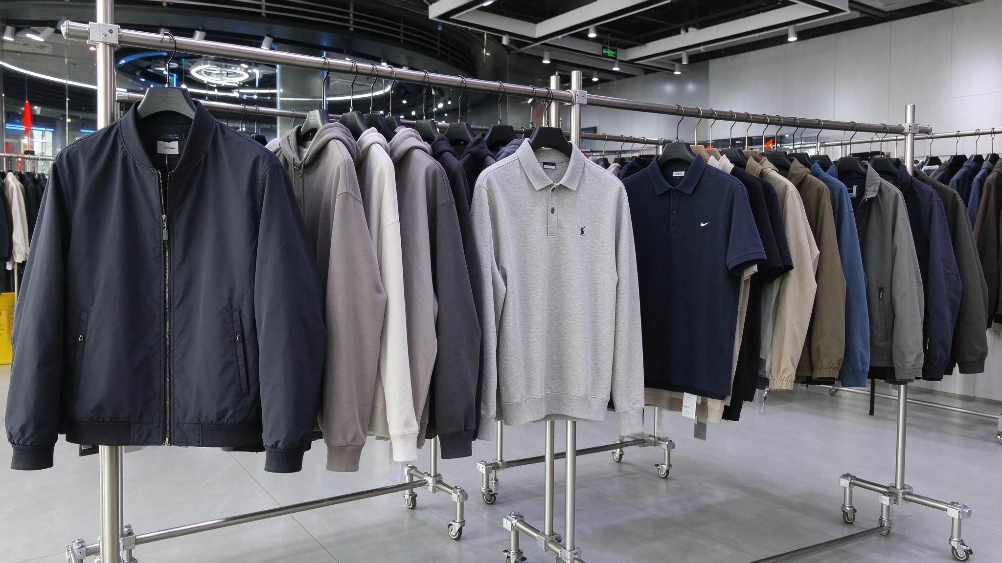 YLZ Menswear showroom interior