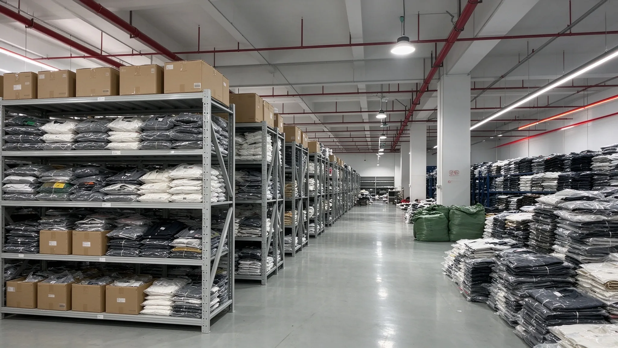 YLZ Menswear showroom & warehouse in Guangzhou